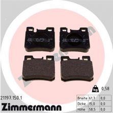 Zimmermann 21197.150.1 - Brzdové platničky -