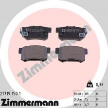 Zimmermann 21719.150.1 - Brzdové platničky -