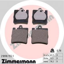 Zimmermann 21898.155.1 - Brzdové platničky -