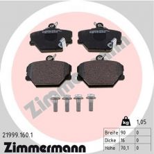 Zimmermann 21999.160.1 - Brzdové platničky -