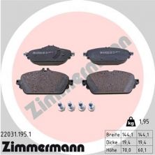 Zimmermann 22031.195.1 - Brzdové platničky -