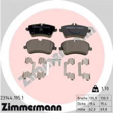 Zimmermann 23144.195.1 - Brzdové platničky -