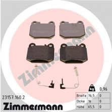 Zimmermann 23157.160.2 - Brzdové platničky -
