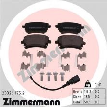 Zimmermann 23326.175.2 - Brzdové platničky -