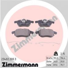Zimmermann 23402.200.3 - Brzdové platničky -