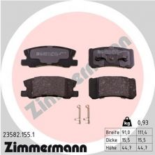 Zimmermann 23582.155.1 - Brzdové platničky -