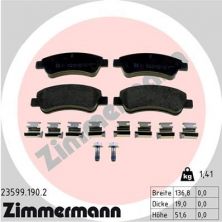 Zimmermann 23599.190.2 - Brzdové platničky -