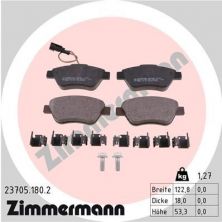 Zimmermann 23705.180.2 - Brzdové platničky -