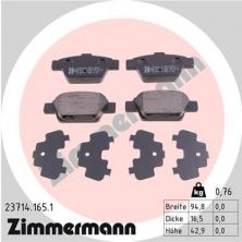 Zimmermann 23714.165.1 - Brzdové platničky -