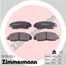 Zimmermann 23729.155.1 - Brzdové platničky -