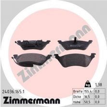 Zimmermann 24036.165.1 - Brzdové platničky -