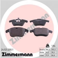 Zimmermann 24123.200.1 - Brzdové platničky -