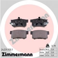 Zimmermann 24231.150.1 - Brzdové platničky -