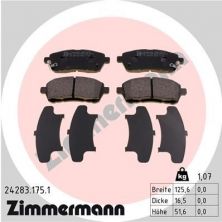 Zimmermann 24283.175.1 - Brzdové platničky -
