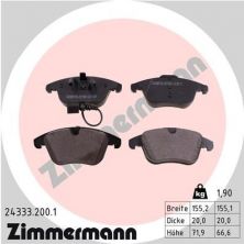 Zimmermann 24333.200.1 - Brzdové platničky -