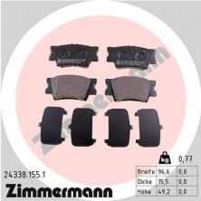 Zimmermann 24338.155.1 - Brzdové platničky -