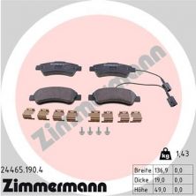 Zimmermann 24465.190.4 - Brzdové platničky -