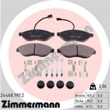 Zimmermann 24468.190.2 - Brzdové platničky -