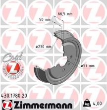Zimmermann 430.1780.20 - Brzdový bubon -
