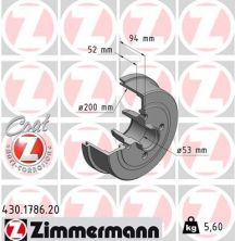 Zimmermann 430.1786.20 - Brzdový bubon -