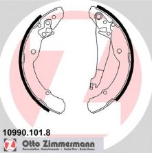 Zimmermann 10990.101.8 - Brzdové čeľuste -