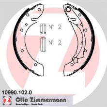 Zimmermann 10990.102.0 - Brzdové čeľuste -