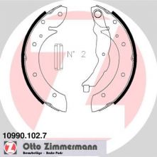 Zimmermann 10990.102.7 - Brzdové čeľuste -