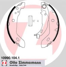 Zimmermann 10990.104.1 - Brzdové čeľuste -
