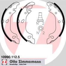 Zimmermann 10990.112.5 - Brzdové čeľuste -
