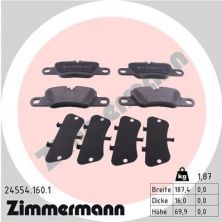 Zimmermann 24554.160.1 - Brzdové platničky -