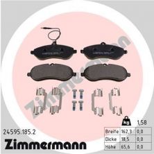 Zimmermann 24595.185.2 - Brzdové platničky -