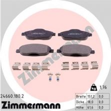 Zimmermann 24660.180.2 - Brzdové platničky -