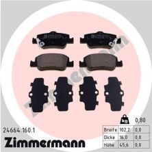 Zimmermann 24664.160.1 - Brzdové platničky -