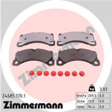 Zimmermann 24685.170.1 - Brzdové platničky -