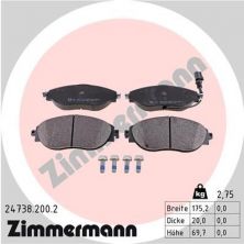Zimmermann 24738.200.2 - Brzdové platničky -