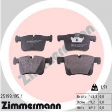 Zimmermann 25199.195.1 - Brzdové platničky -