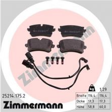 Zimmermann 25214.175.2 - Brzdové platničky -
