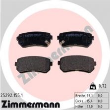 Zimmermann 25292.155.1 - Brzdové platničky -