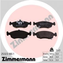 Zimmermann 25323.180.1 - Brzdové platničky -