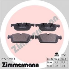 Zimmermann 25531.190.1 - Brzdové platničky -