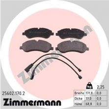Zimmermann 25602.170.2 - Brzdové platničky -