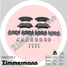 Zimmermann 25603.175.2 - Brzdové platničky -