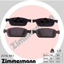 Zimmermann 25736.180.1 - Brzdové platničky -
