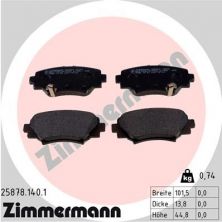 Zimmermann 25878.140.1 - Brzdové platničky -