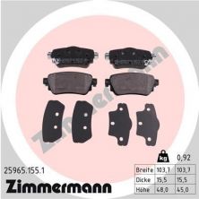Zimmermann 25965.155.1 - Brzdové platničky -