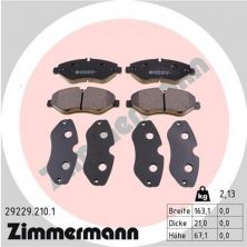 Zimmermann 29229.210.1 - Brzdové platničky -