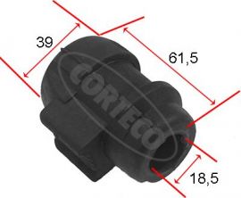 Corteco 80001465 - Upevňovací diel
