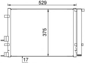 Mahle AC 706 000S - Kondenzátor
