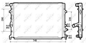 NRF 53139 - Chladič vody -