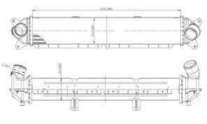 NRF 309060 - Chladič plniaceho vzduchu -